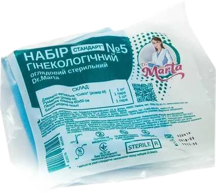 Набір гінекологічнй Стандарт Dr.Marta №5